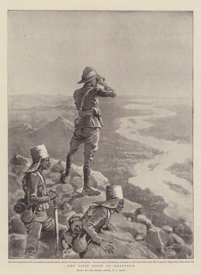 La primera vista de Jartum de William T. Maud